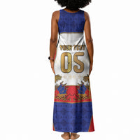 Custom Haiti Nan Mondyal 2026 Tank Maxi Dress Road To Glory
