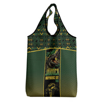Jamaica Independence Day Grocery Bag Crocodile Broken Chain Freedom