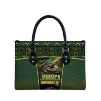Jamaica Independence Day Leather Bag Crocodile Broken Chain Freedom
