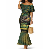 Jamaica Independence Day Mermaid Dress Crocodile Broken Chain Freedom