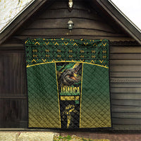 Jamaica Independence Day Quilt Crocodile Broken Chain Freedom