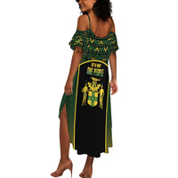 Jamaica Independence Day Summer Maxi Dress Crocodile Broken Chain Freedom