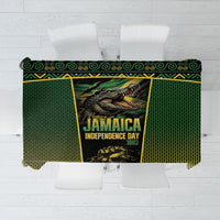 Jamaica Independence Day Tablecloth Crocodile Broken Chain Freedom