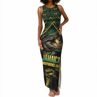 Jamaica Independence Day Tank Maxi Dress Crocodile Broken Chain Freedom