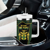 Jamaica Independence Day Tumbler With Handle Crocodile Broken Chain Freedom