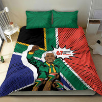 Nelson Mandela Birthday Bedding Set 67 Minutes South Africa Flag Comic
