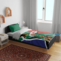 Nelson Mandela Birthday Bedding Set 67 Minutes South Africa Flag Comic