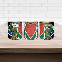 Nelson Mandela Birthday Ceramic Mug 67 Minutes South Africa Flag Comic