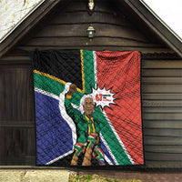 Nelson Mandela Birthday Quilt 67 Minutes South Africa Flag Comic
