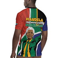 Nelson Mandela Birthday Rugby Jersey 67 Minutes South Africa Flag Comic