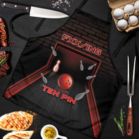Bowling Apron Ten Pin Neon Style - Wonder Print Shop