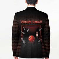 Personalized Bowling Blazer Ten Pin Neon Style - Wonder Print Shop