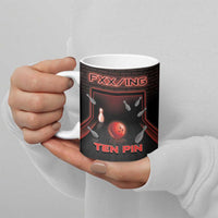 Bowling Ceramic Mug Ten Pin Neon Style - Wonder Print Shop