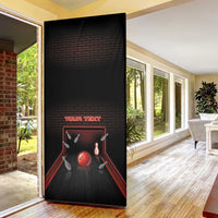 Personalized Bowling Door Cover Ten Pin Neon Style - Wonder Print Shop