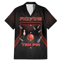 Personalized Bowling Family Matching Mermaid Dress and Hawaiian Shirt Ten Pin Neon Style - Wonder Print Shop