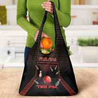Bowling Grocery Bag Ten Pin Neon Style - Wonder Print Shop