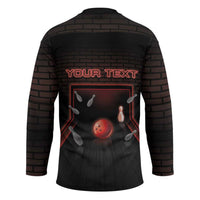 Personalized Bowling Hockey Jersey Ten Pin Neon Style - Wonder Print Shop