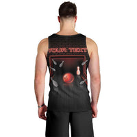 Personalized Bowling Men Tank Top Ten Pin Neon Style - Wonder Print Shop
