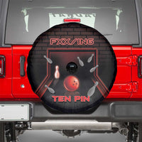 Bowling Spare Tire Cover Ten Pin Neon Style - Wonder Print Shop