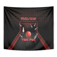 Bowling Tapestry Ten Pin Neon Style - Wonder Print Shop