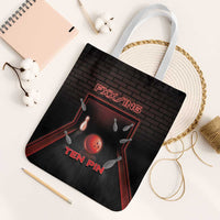 Bowling Tote Bag Ten Pin Neon Style - Wonder Print Shop