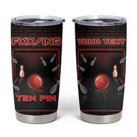 Personalized Bowling Tumbler Cup Ten Pin Neon Style - Wonder Print Shop
