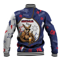 Australia Flag Day Baseball Jacket Cool Kangaroo Beer Aussie Aussie Oi Oi