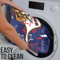 Australia Flag Day Bathroom Set Cool Kangaroo Beer Aussie Aussie Oi Oi