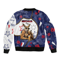 Australia Flag Day Bomber Jacket Cool Kangaroo Beer Aussie Aussie Oi Oi