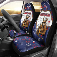 Australia Flag Day Car Seat Cover Cool Kangaroo Beer Aussie Aussie Oi Oi