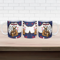 Australia Flag Day Ceramic Mug Cool Kangaroo Beer Aussie Aussie Oi Oi