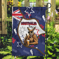 Australia Flag Day Garden Flag Cool Kangaroo Beer Aussie Aussie Oi Oi