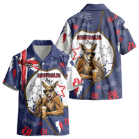 Australia Flag Day Kid Hawaiian Shirt Cool Kangaroo Beer Aussie Aussie Oi Oi