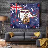 Australia Flag Day Tapestry Cool Kangaroo Beer Aussie Aussie Oi Oi