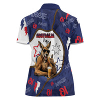 Australia Flag Day Women Polo Shirt Cool Kangaroo Beer Aussie Aussie Oi Oi