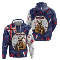 Australia Flag Day Zip Hoodie Cool Kangaroo Beer Aussie Aussie Oi Oi
