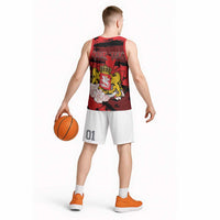 Personalized Georgia Basketball Jersey Patron Saint Symbol - Wonder Print Shop