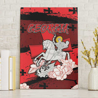Georgia Canvas Wall Art Patron Saint Symbol - Wonder Print Shop