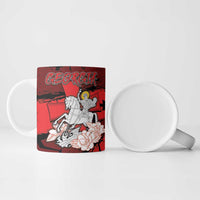 Personalized Georgia Ceramic Mug Patron Saint Symbol - Wonder Print Shop