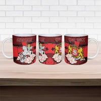 Personalized Georgia Ceramic Mug Patron Saint Symbol - Wonder Print Shop