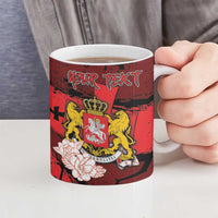 Personalized Georgia Ceramic Mug Patron Saint Symbol - Wonder Print Shop