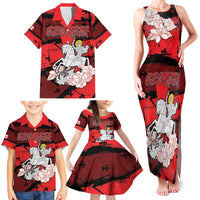 Personalized Georgia Family Matching Tank Maxi Dress and Hawaiian Shirt Patron Saint Symbol - Wonder Print Shop