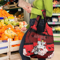 Georgia Grocery Bag Patron Saint Symbol - Wonder Print Shop