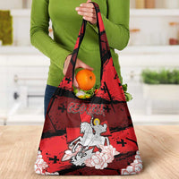 Georgia Grocery Bag Patron Saint Symbol - Wonder Print Shop