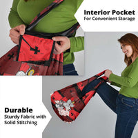 Georgia Grocery Bag Patron Saint Symbol - Wonder Print Shop