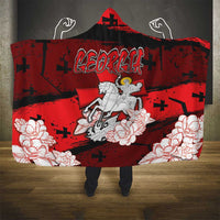 Georgia Hooded Blanket Patron Saint Symbol - Wonder Print Shop