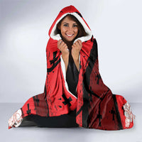 Georgia Hooded Blanket Patron Saint Symbol - Wonder Print Shop