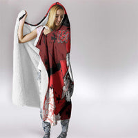 Georgia Hooded Blanket Patron Saint Symbol - Wonder Print Shop