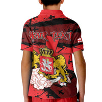 Personalized Georgia Kid Polo Shirt Patron Saint Symbol - Wonder Print Shop