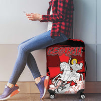 Georgia Luggage Cover Patron Saint Symbol - Wonder Print Shop